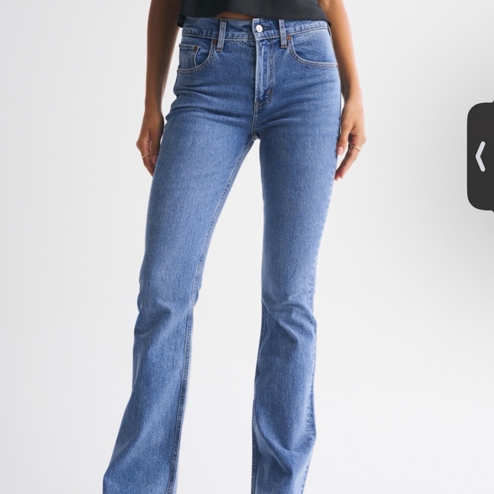 Abercrombie & Fitch Women's Blue Boot Cut Jeans